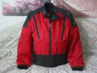 HEIN GERICKE Red Motorcycle Leather Jacket Coat Used