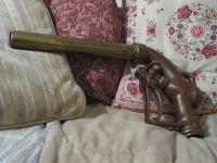 BUCKEYE Gasoline Gas Pump Handle Brass Antique